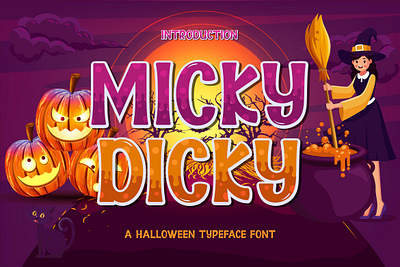 Micky Dicky Display Font playful