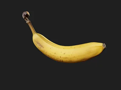 Free Download 3D Model of Banana 3d animation design graphic design