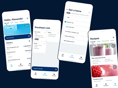 The grocery store app concept app color concept grocery mobile mobile app store ui ux