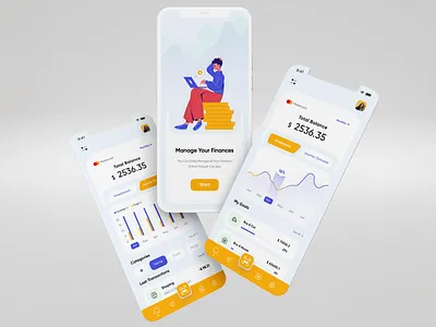 Finance app app app design bank card banking banking app finance app financial fintech interface investments master card mobile app mobile design mobile ui money management money transfer save money transactions userinterface
