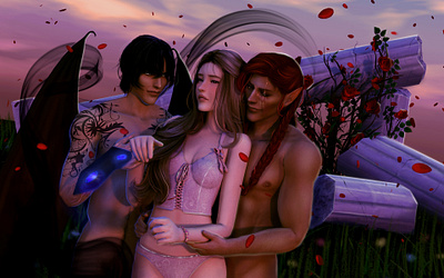 3D ART ACOSF SARAH J MAAS 3d art blender3d fanart illustration nft nsfw