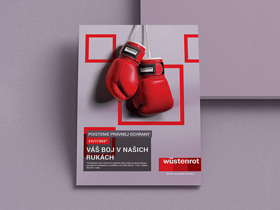 Legal Protection insurance campaign boxing gloves branding campaign corporate identity insurance