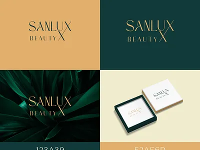 SANLUX BEAUTY beautylogo branding clean cosmeticlogo design elegant fontlogo graphic design icon logo logo design lettering logodesigner luxurylogo minimal naturelogo textlogo typeface typography