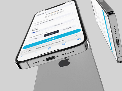 Cipher - Do your own salary simulation app calculator clean design fintech ios minimal platform product design romania saas safari salary ui ux video website