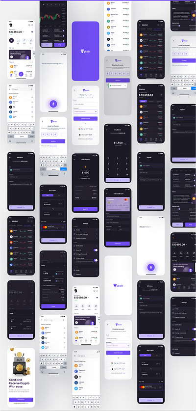 Crypto Exchange DApp prototyping ui uiux uxresearch visualdesign