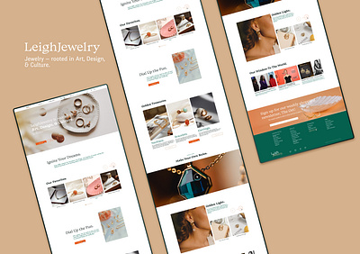 LeighJewelry app branding design graphic design illustration logo typography ui ux vector we web