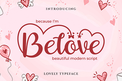 Belove - Handcraft Script Font playful