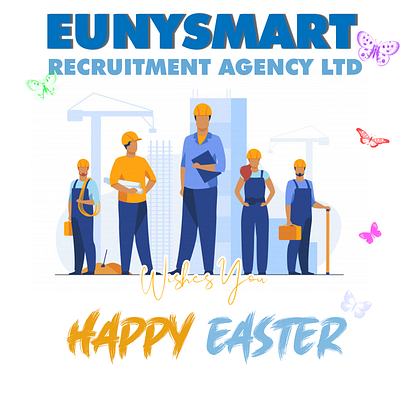 Eunysmart Easter Flyer design graphic design illustration logo