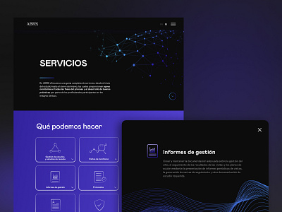 Website Design - Clinical Research dark landing ui visual design web design website
