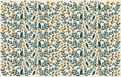 Spring Floral Pattern design fabric floral illustration nature pattern