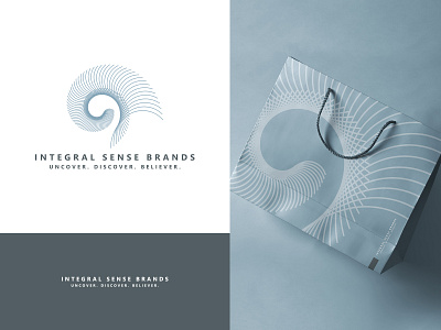 Integral Sense Brands abstract beliver creative creative logo custom logo design discover elegant logo handmade illustration logo logo design luxury logo minimalist minimalist logo modern logo spiral swirl swirl logo uncover