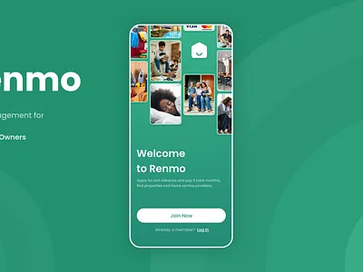 Proptech Splash screen proptech ui