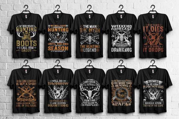 Hunting t-Shirt Design by Jahir 2XD on Dribbble