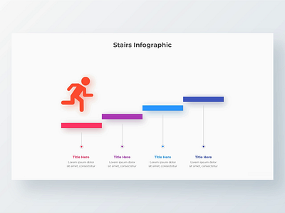 Stairs Animated PowerPoint Infographic animated infographic