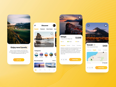 Travel App concept animation app design concept graphic design mobile onboarding tourism travel ui