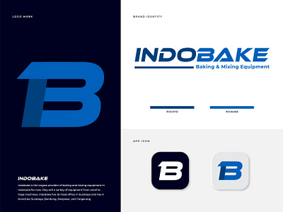 Indobake - Logo Design branding branding identity design graphic design indobake logo minimal visiblemi visual identity