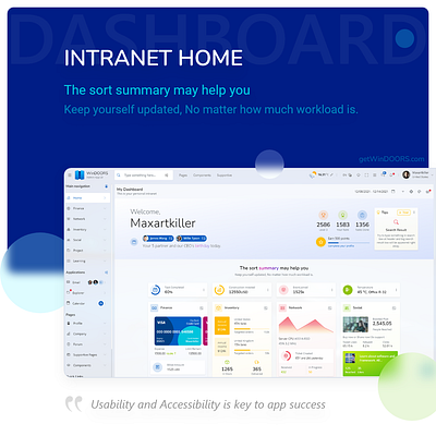 getwindoors.com is a fluid, fluent, Flexible Admin Dashboard app branding design html 5 ui ux