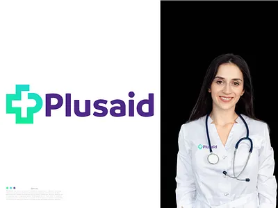 Plusaid Logo Design best logo branding clean logo design flat icon illustration logo logo design logo idea logo maker medical logo minimal modern logo plus plus logo plusaid plusaid logo tech medical logo typography