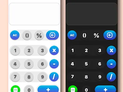 Calculator app design graphic design ui ux