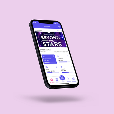 MOBILE APP FOR SCANNING TICKETS app clean design interface mobile ui uidesign uimobile ux