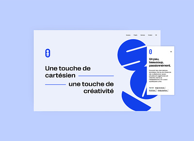 New portfolio online ✨ blue branding designer minimal montreal pangram portfolio typography ui webdesign website
