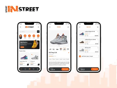 INSTREET REDESIGN app app design design ecommerce figma instreet mobile ui