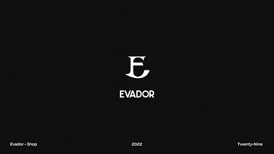 Evador Logo branding design graphic design logo logo design typography