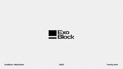 ExoBlock Logo branding design graphic design logo logo design typography vector