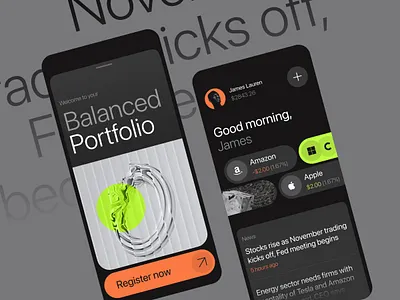 Fintech Platform (MVP) app design finance fintech interface investing mobile trading ui