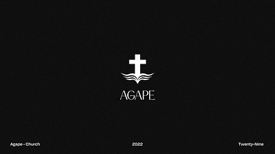 Agape Logo branding design graphic design logo logo design typography vector