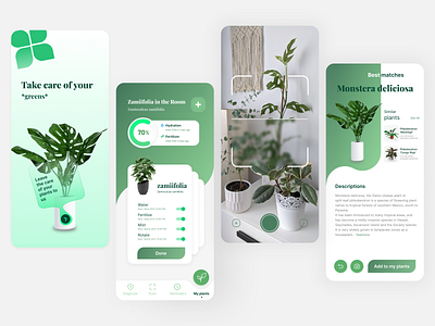 Plant Care Mobile App app design mobileapp mobileappdesign mobiledesign plantapp plantcare plantcaremobileapp plantmobileapp ui uidesign uiux userexperiencedesign userinterfacedesign ux uxdesign