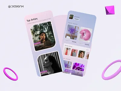 NFT Art 3d graphic design nft nftart nftmarketplace ui