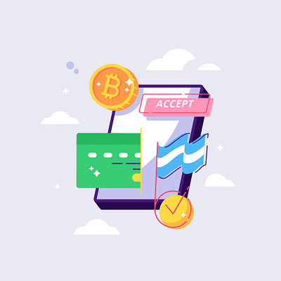 bitcoin is the legal currency in El Salvador accept banking bitocin card coin crypto cryptocurrency decentralized finance defi design el salvador fact finance flag flat illustration money online vector