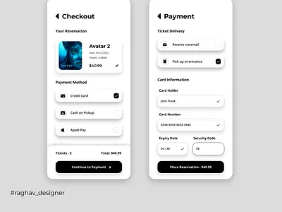 Daily UI #002 - Checkout & Payment Page 002 100 days challenge app design application branding card ui checkout checkout page daily ui day 2 design design challenge payment payment app payment method paypal ui ux