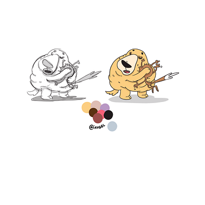 Dog hugs cartoon cute design dog illustration