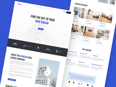 Real Estate - Web Design apartement architecture buy apartments home house interior landing page listings property property listings property management property website real estate agency real estate ui residence uidesignhunt web design website design