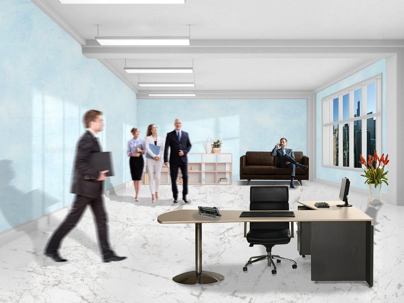 Office mock up by Hristina Agošton on Dribbble