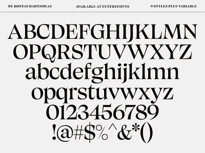 Canicule Display Basic Latin Set font font family serif type type family typeface typeface design variable variable font