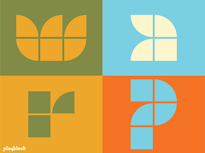 playblock | all the colors alphabet artwork branding colors concept design geometry graphic design illustration letters logo shapes type