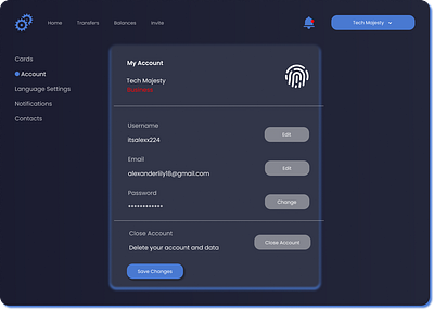 setting screen ui app branding design figma graphic design illustration logo product design typography ui ux vector