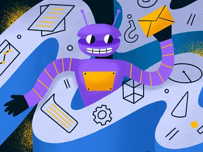 Programmatic Privacy Blog Illustration web design