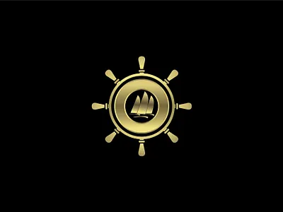 Boat Handle Logo, Boat Logo, Handle Logo, branding design flat minimalist logo graphic design handle logo illustration logo typography