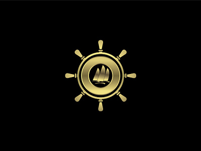 Boat Handle Logo, Boat Logo, Handle Logo, branding design flat minimalist logo graphic design handle logo illustration logo typography