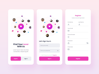 Splash Screen app design graphic design minimal ui ux