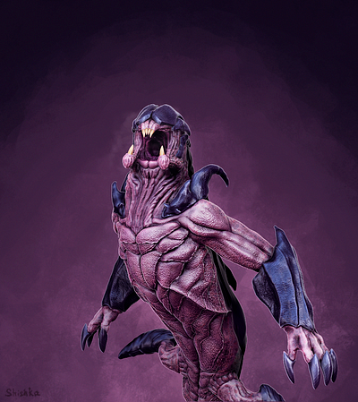 Rek'Sai from League of Legends 3d character character art character design creature creature design league of legends monster monster design nft photoshop relistic relistic 3d relistic design zbrush