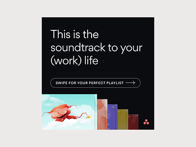 Calm the Work Worries Playlist: Cover 3d ae after effects animation asana branding design graphic design illustration motion design motion graphics