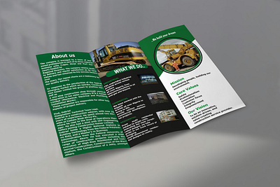 trifold brochure inner view