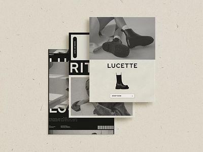 LUCETTE | Social Media Kit branding creative market feminine instagram social media template typography
