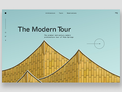 The Modern Tour architecture branding tour ui