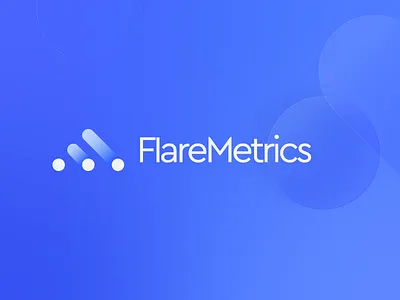 FlareMetrics blockchain brand identity branding crypto design emblem f flare metric icon logo logo designer mark new york saas startup tech ukraine visual identity